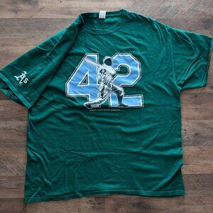 Oakland Athletics A's Jackie Robinson Day T-Shirt - XL giveaway 4/15/2024